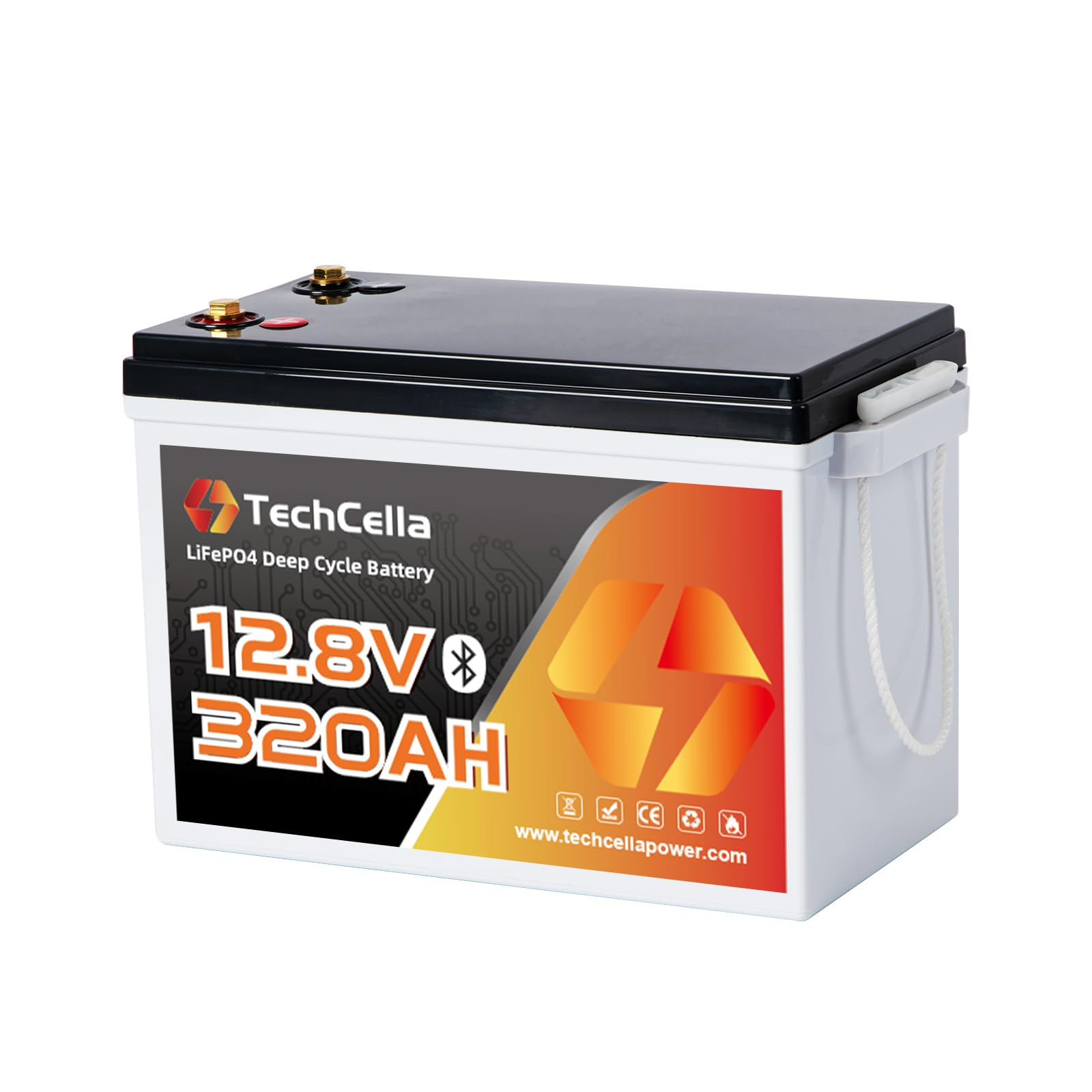 12v 320ah lifepo4 battery 200a bms with bluetooth 6000 deep cycle low temp cut off mini 12v lithium battery max 256kw for rv camping off grid solar trolling motor