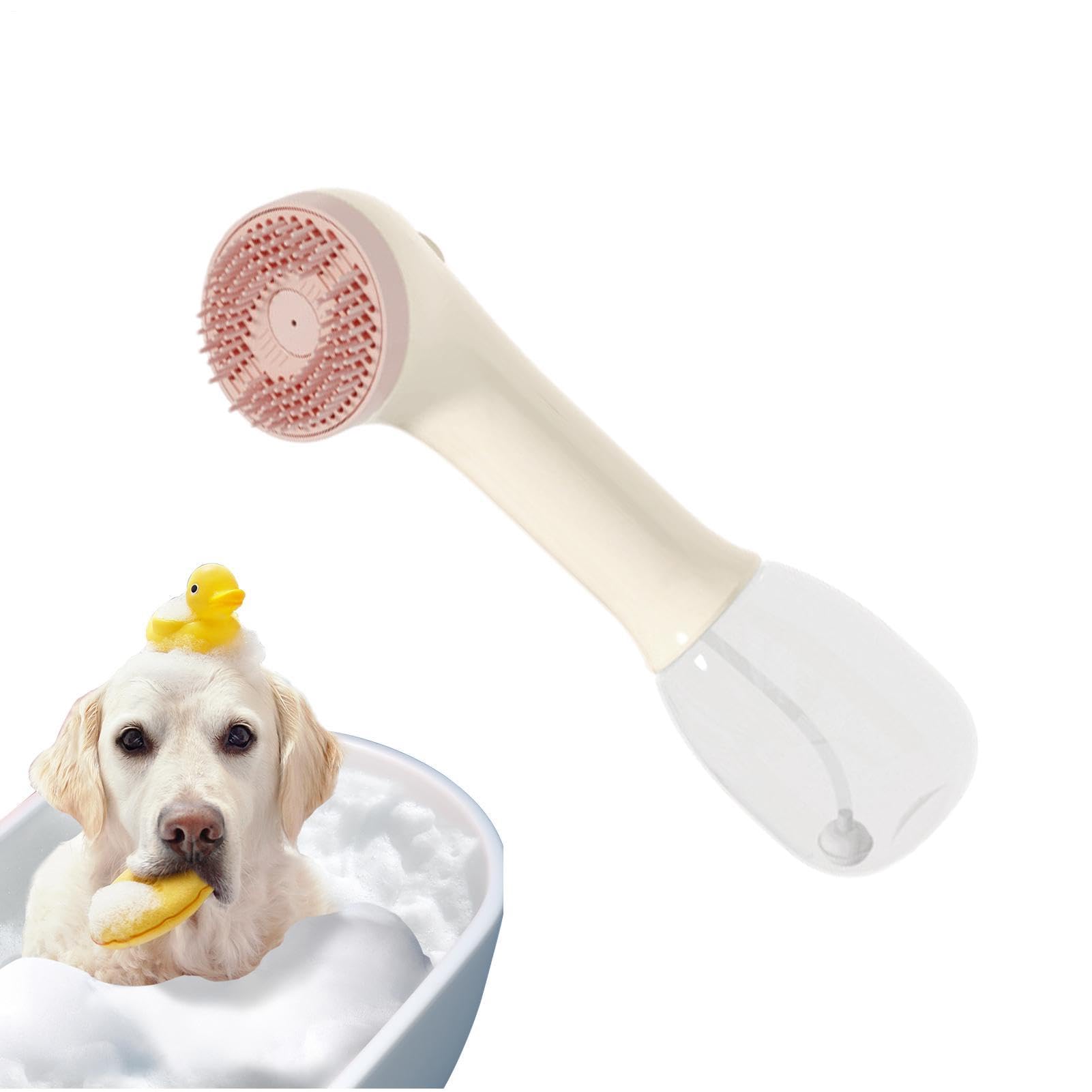 Pulvérisateur shampoing chien et brosse distributrice électrique pour douche en appartement