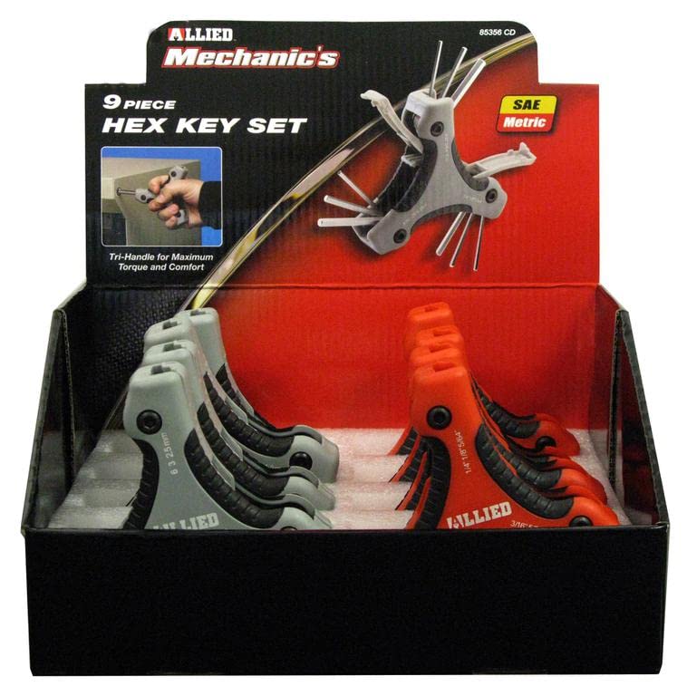 Allied9 PC. Folding HEX Key Set