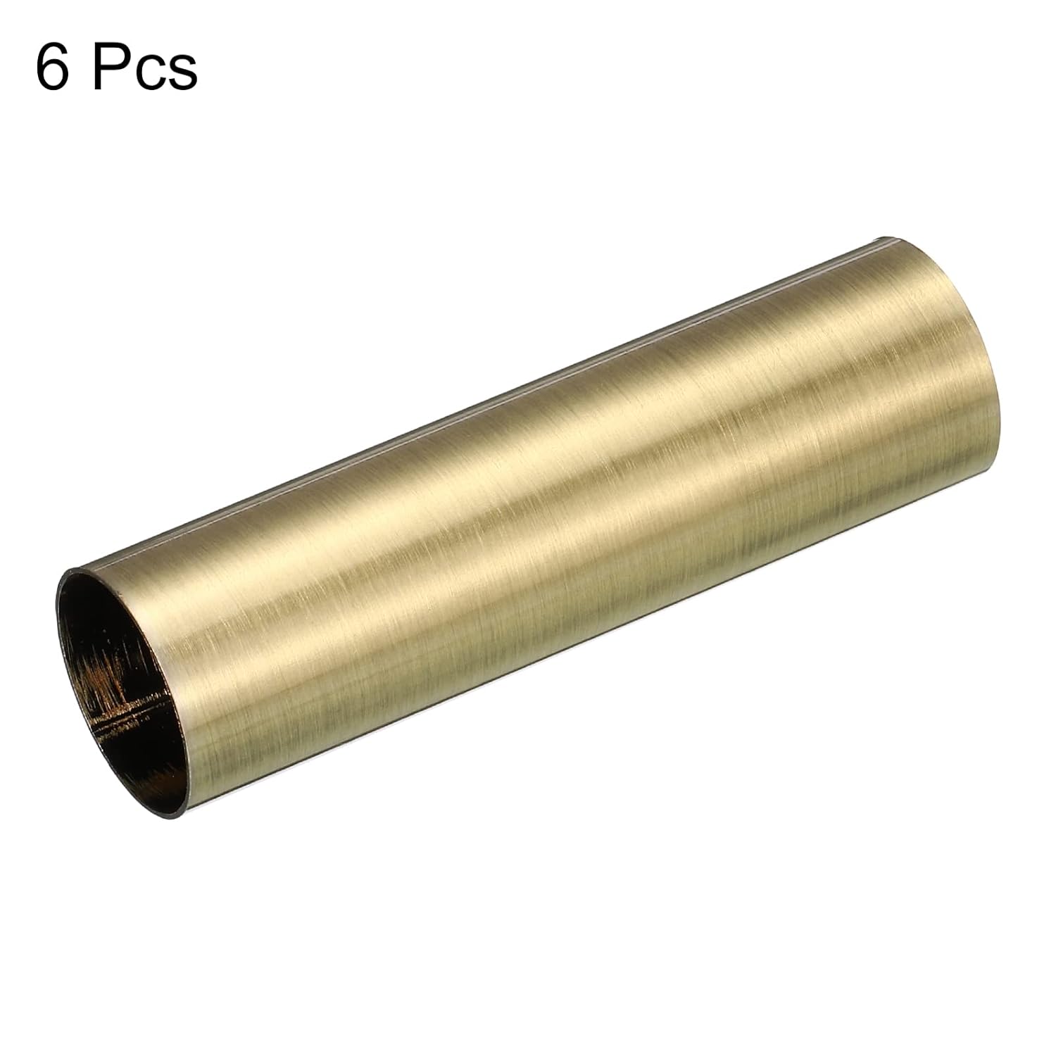 MECCANIXITY E12 Candle Socket Covers, 3.1 Inch Tall Metal Chandelier Sleeves Candelabra Base Sockets Fit to Most Chandeliers, Bronze 6 Pcs