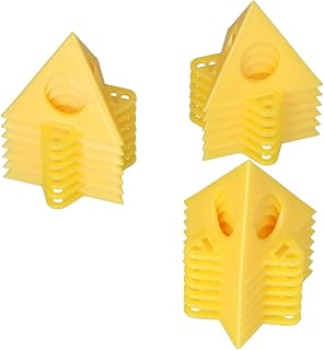 Paint Support Stand Bracket Cone Shaped Carpentry Shelves Picture Frames Brackets Triangles Painting Set 20Pcs Painted Display Case Stand Plate Stand Holder Stand Display for