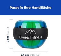 EVEREST FITNESS Kézfeszítő Tréner Gumírozott Markolattal és Erősítő Labda 5