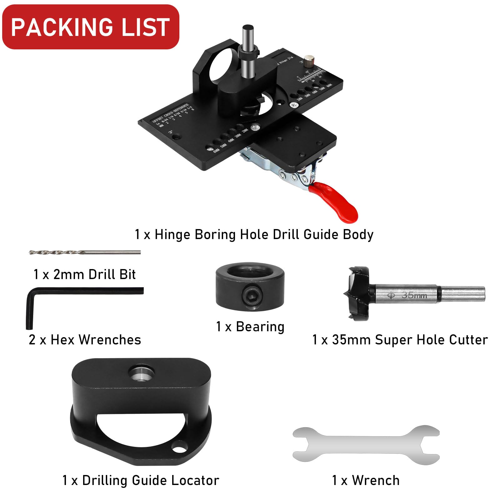 35mm Metal Concealed Hinge Jig - Image 3