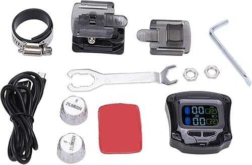 Surveillance de la Pression des pneus de Moto, Pneu avec 2 capteurs externes TPM
