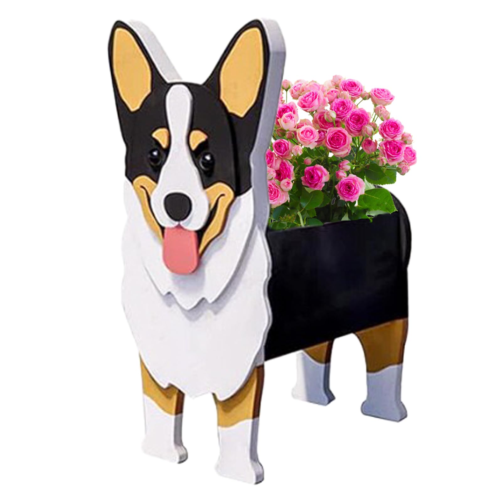 strolfay Concepts Welsh Corgi Dog Planter, Flower Pot Gifts for Women — image 1