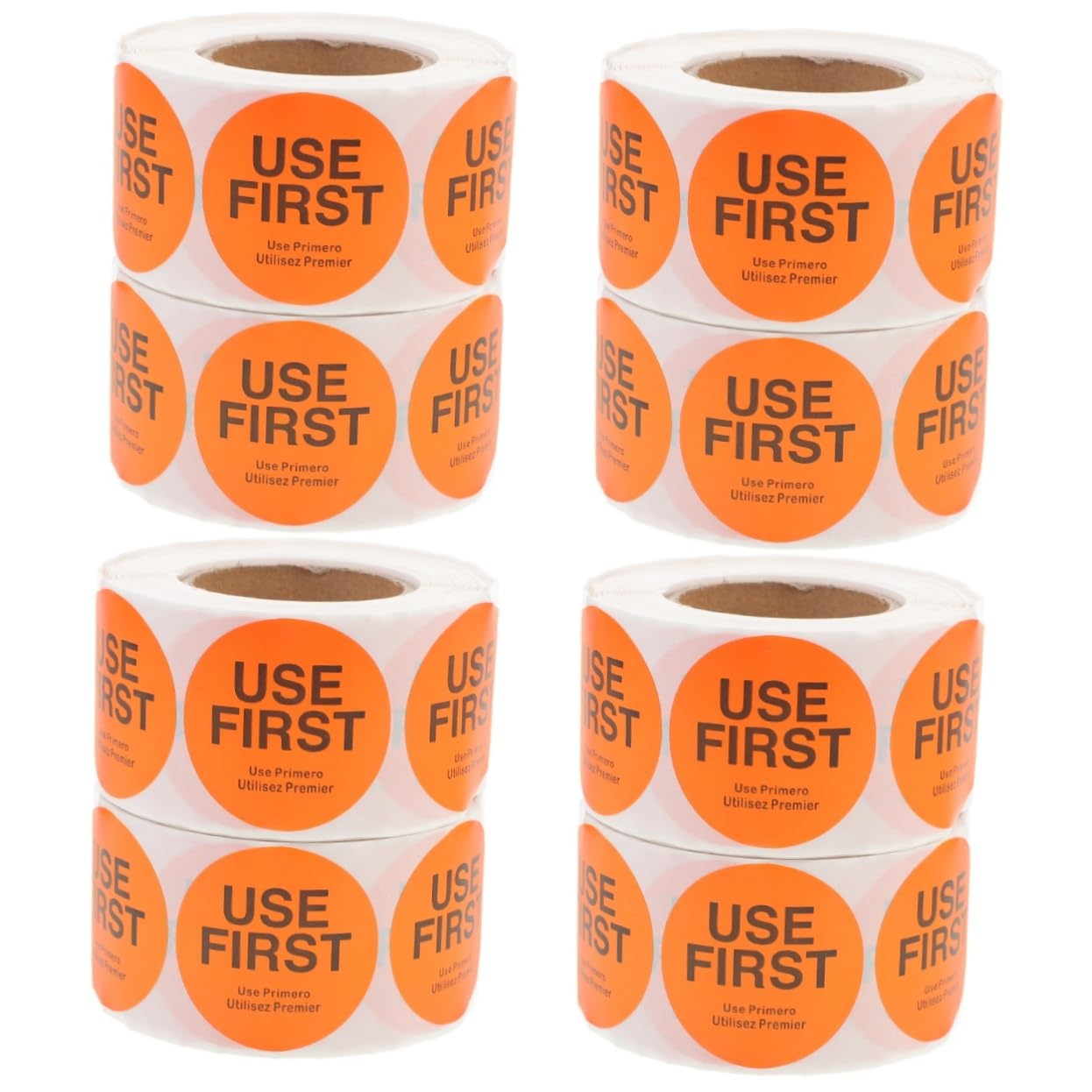 8rotoli Etichette Adesive Per Inventario Usare Prima Di Stickers Per Alimentari Etichette Per Ristoranti e Gestione Magazzino