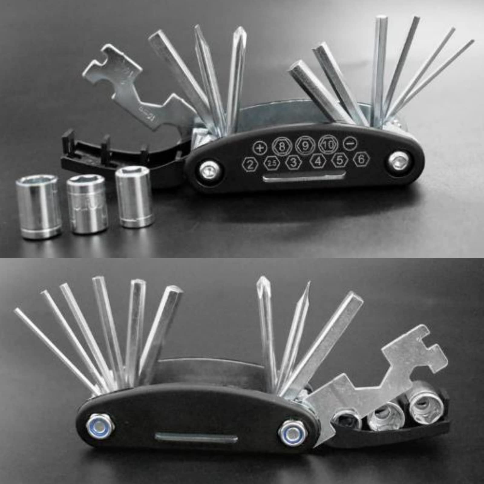 モナリ 2点セット Amazon.co.jp: ルナリ 16in1 工具 マルチツール バイク 自転車 修理