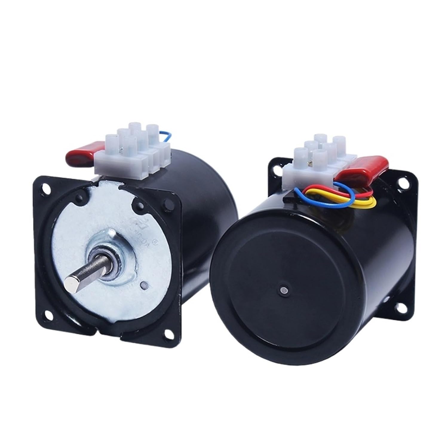 14W 60KTYZ 220V Permanent Magnetic Synchronism AC Gear Motor Speed Reducer Center Shaft/Eccentric Shaft D-Type 8mm 1-110RPM