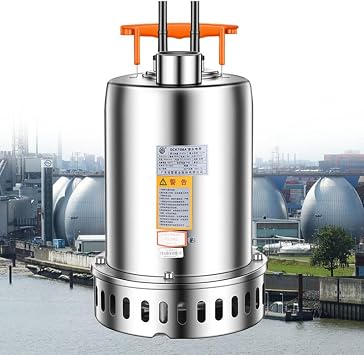 Deep Well Pump, Sump Pump Submersible Submersible Water Pump,5.4 GPM Flow,Solar Powered Water Pump for Industrial, Irrigation and Home Use,45MA