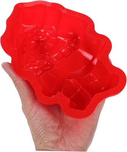 Miniatura 3 de Molde de silicona para hornear, molde de chocolate de Navidad, moldes de silicona para hornear, molde de pastel de Papá Noel, molde de jabón de