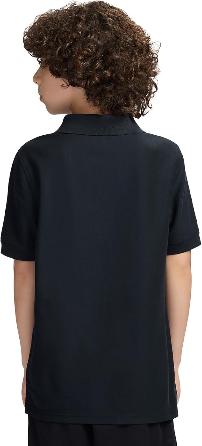 Messi Boys Lifestyle Short Sleeve Polo T-Shirt, Slim-fit Graphic Tee, Cotton Blend Fabric - Image 3