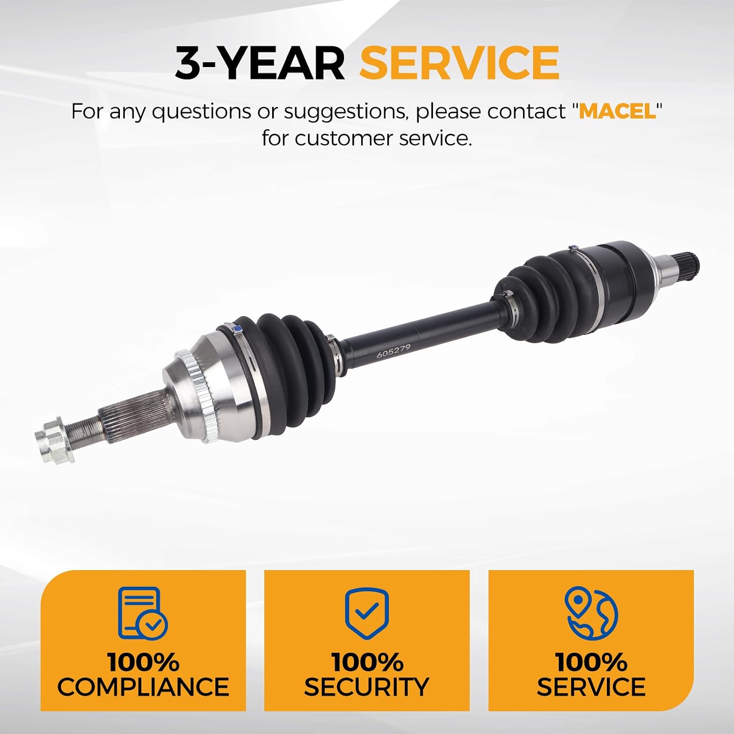 PAROD 665279 CV Axle Assembly Fit for 2007-2022 Lexus ES350, 2008-2018 Toyota Avalon, 2007-2017 Camry - 3.5L V6 Front Left Driver Side