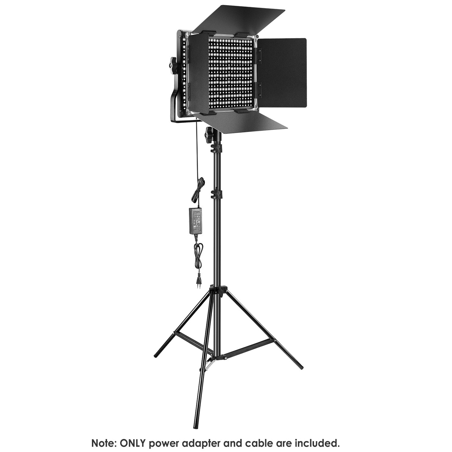 Neewer Adattatore d’Alimentazione AC 100-240V a DC 12V 5A 60W con Cavo d’Alimentazione 2 Metri per Pannelli Luci 660 e 960 LED & Luce Anulare da Massimo 12V 5A 60W (Spina UE)