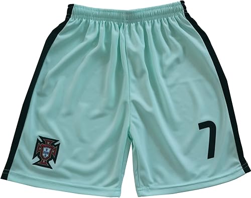 Miniatura 5 de LeenBD Ronaldo #7 Away - Conjunto de camiseta y pantalones cortos de fútbol americano para niños, tallas juveniles