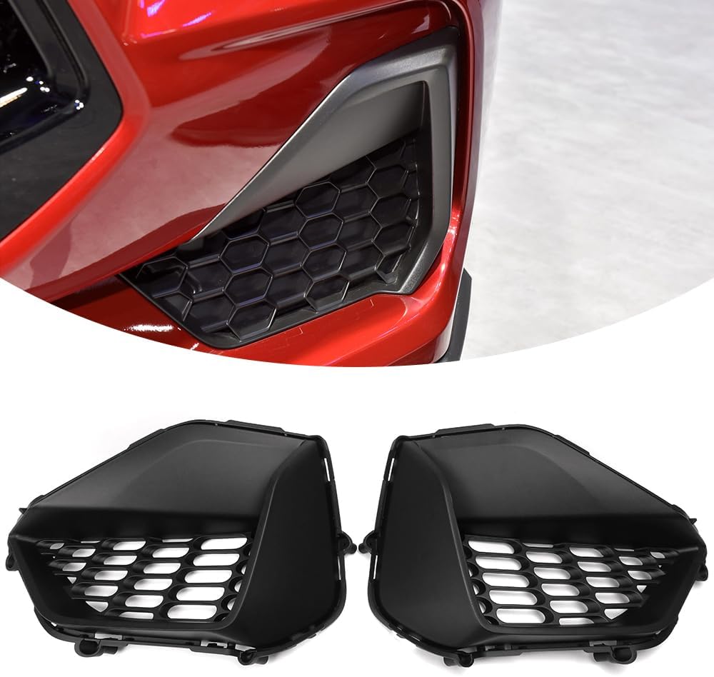 Jogon Front Bumper Air Duct Vent Cover for Ford Mustang S650 GT 2024 2025 Front Intake Grille Lower Trim, Replacement