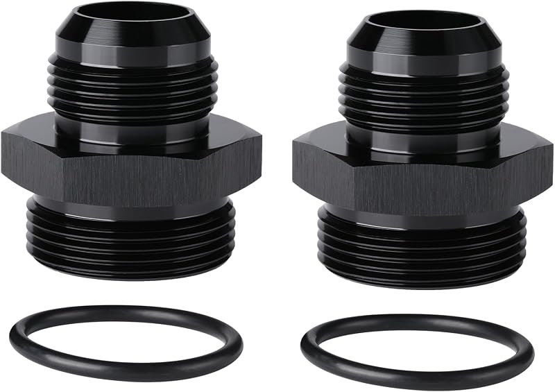 Adaptador de conexão para bomba de combustível 16AN macho para 20AN ORB Podavelle – 2 unidades