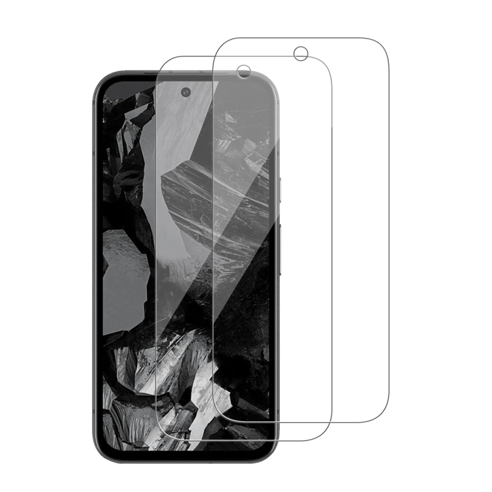 2 Pack for Google Pixel 8a Screen Protector, Tempered-Glass, Micro-curved Edges, Case Friendly, Bubble Free, HD Clear, Easy Installation