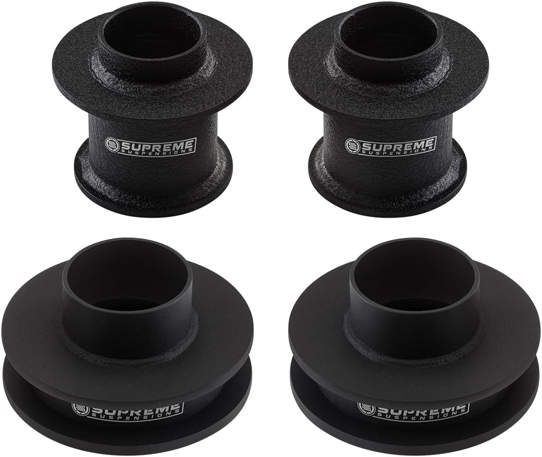 Supreme Suspensions - 2.5" Front + 2" Rear Lift Kit for 2009-2018 Dodge Ram 1500 2WD - T6 Billet Aluminum and High Strength Steel Lift Spacers Kit