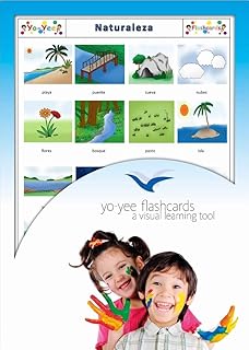 Tarjetas de vocabulario - Naturaleza - Nature Flashcards in Spanish for Kids, Toddlers, Children and Adults