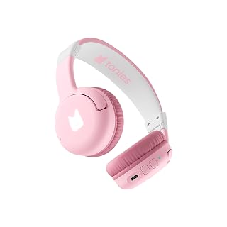 tonies Casque pour Enfant, Compatible avec Toniebox 2, Pliable et Facile à Ranger, Écoute sans Fil grâce au Bluetooth, Limiteur de Volume, pour Enfant à partir de 3 Ans, Rose Fleur - Les Beatles, Paul McCartney, John Lennon, RIngo Starr, George Harrison