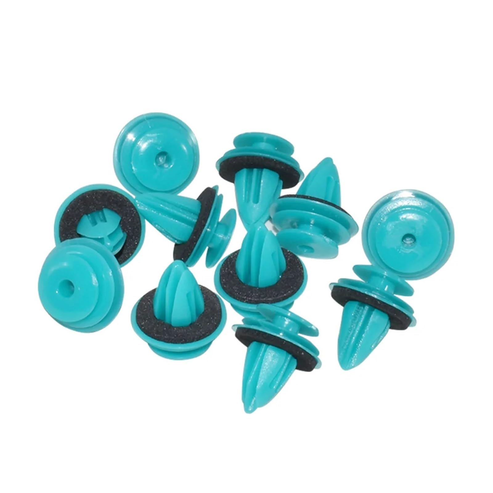 KXFVYNE 10-100pcs Nylon Retaining Clip Compatible Bumper Door Buckle Car Interior Accessories Vehicle Retainer Fastener Rivet(20PCS)