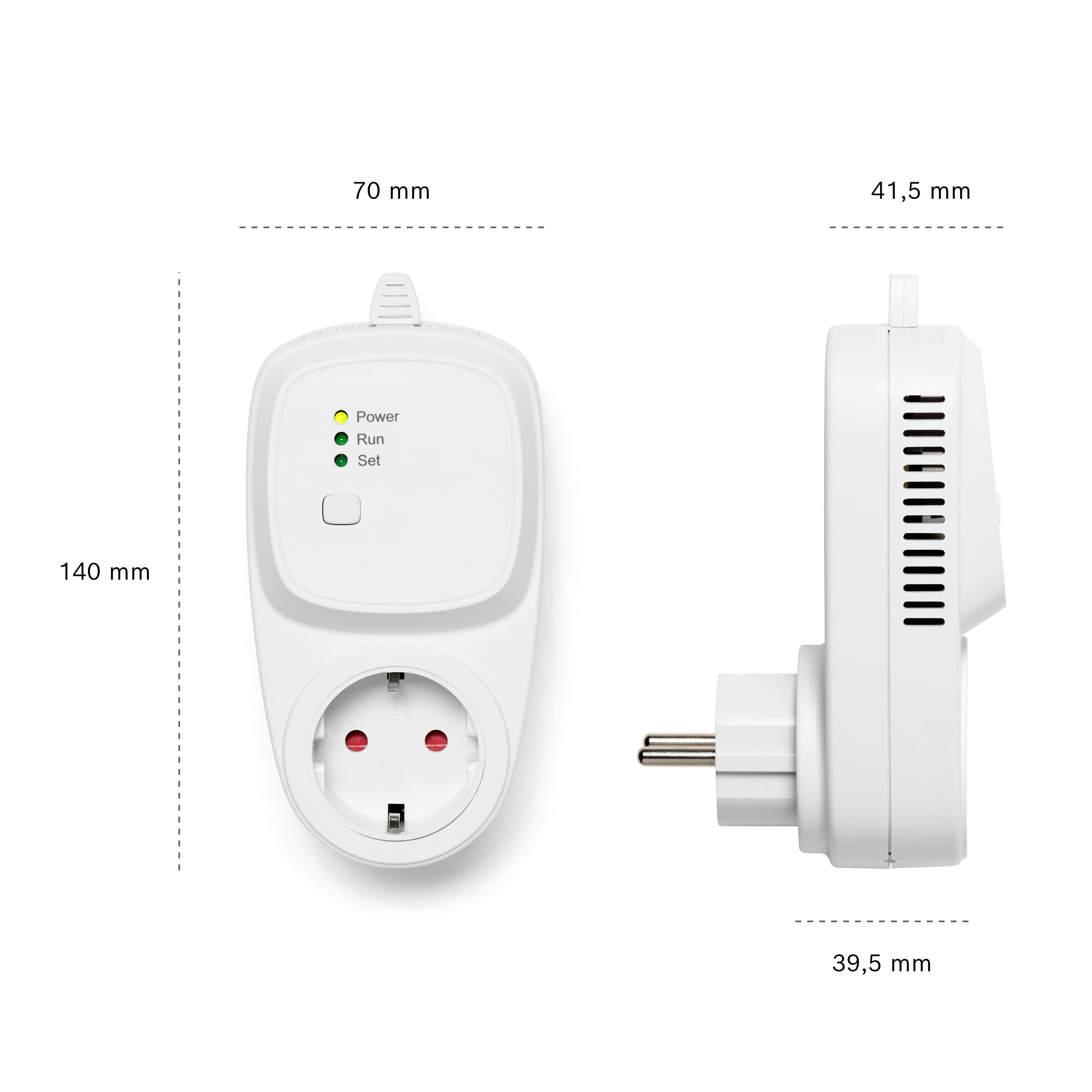 Set aus Funkregler mit Steckdosenadapter