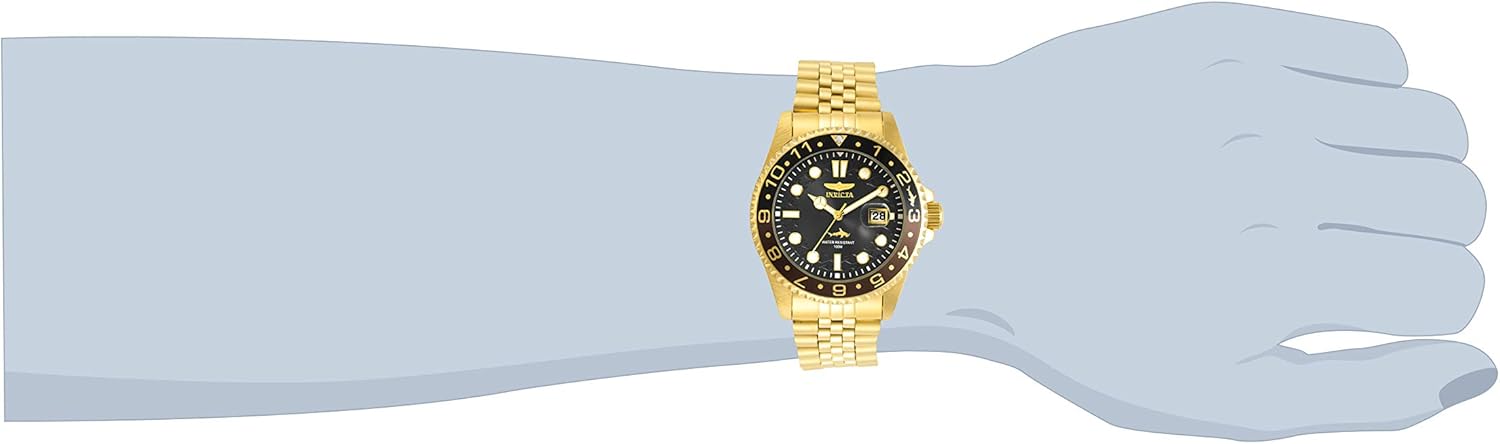 Miniatura 3 de Invicta Mens Pro Diver Quartz Watch with Stainless Steel Strap Gold Silver 22 Model 30621 30622