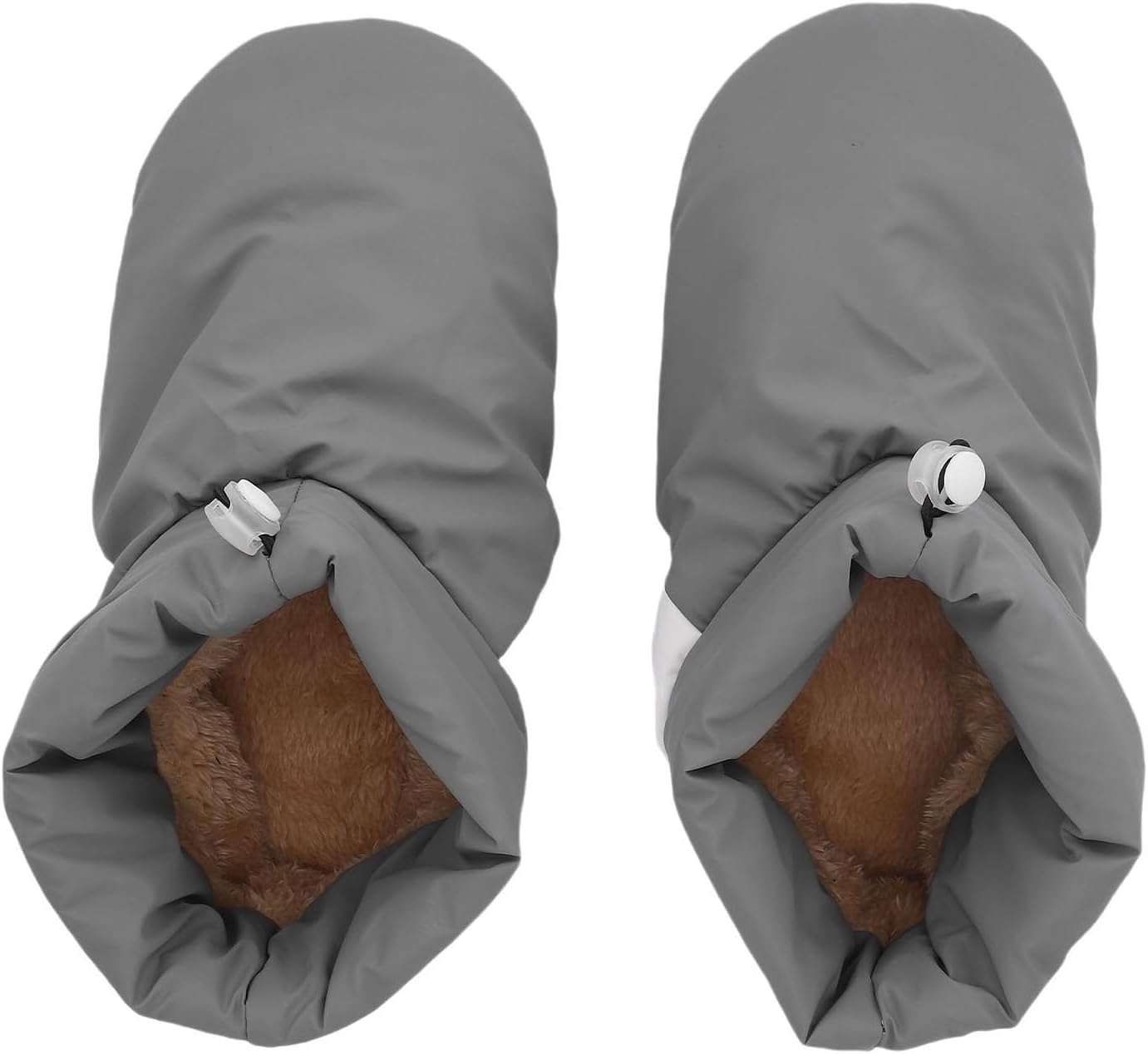 Heated Slippers, USB Electric Heating Boots with 5 Temperature Settings 42°C to 65°C for Men Women, Windproof Nylon Indoor Outdoor Camping Office