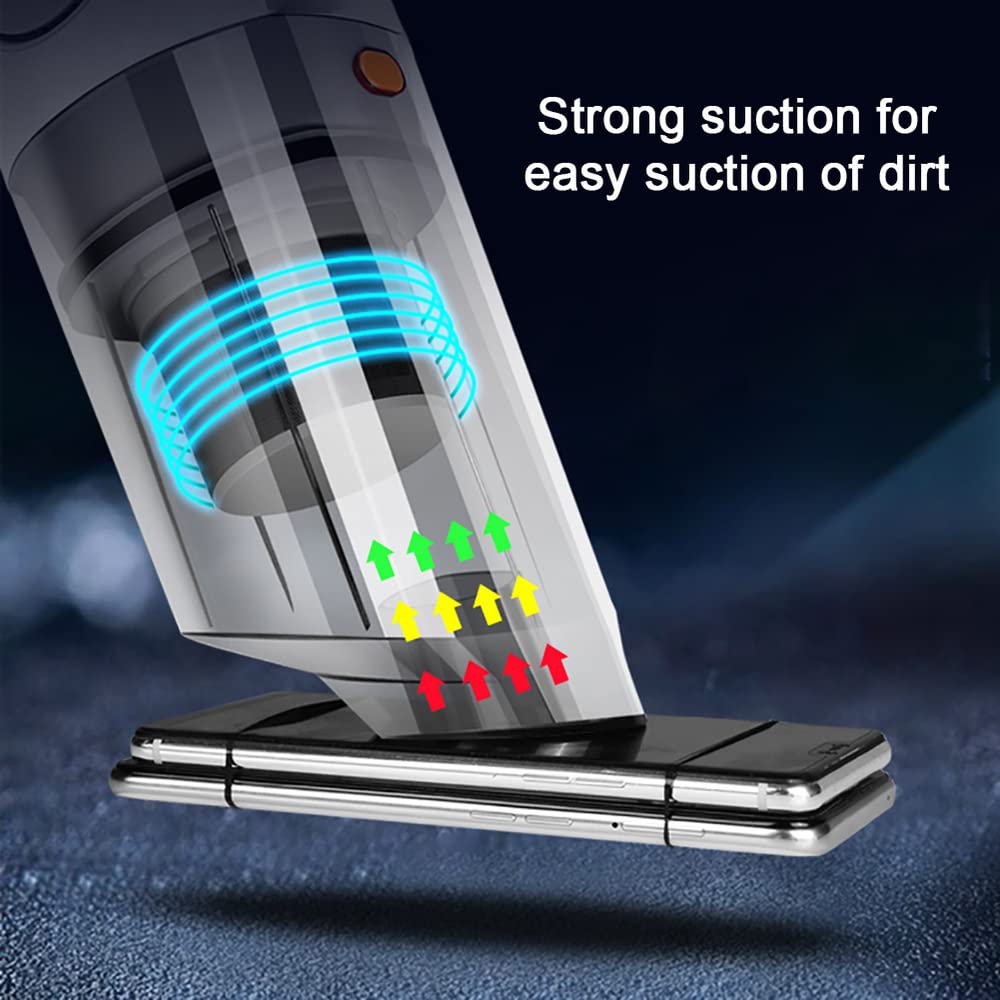 12V Handheld sin Cuerda Aspiradora 4 in 1 Digital Display Car Vacuum Cleaner Potente succión al vacío húmedo/seco de Auto Inicio