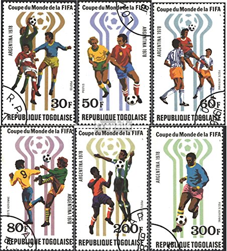 Prophila Collection Togo 1300A-1305A (Completa Edizione) 1978 Calcio-WM in Argentina (Francobolli per i Collezionisti) Calcio
