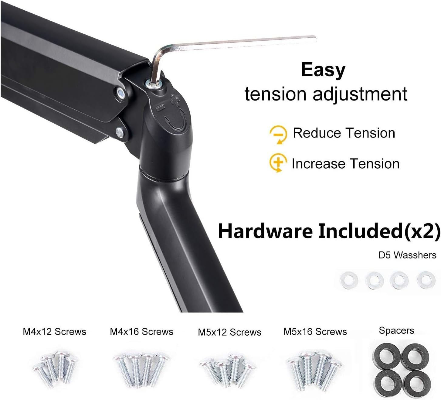 Single-Screen Monitor Desktop Hanger Aluminum Alloy air Pressure Lifting Base Rotating Telescopic Computer Display Stand