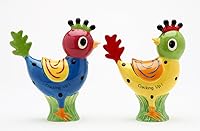 Vista 1 de Appletree Pollitos de cerámica con lunares de 4-3/4 pulgadas Sal y pimienta