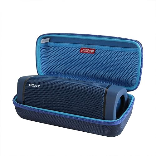 Hermitshell Estuche rígido de viaje para Sony SRS-XB33 Extra BASS Altavoz portátil inalámbrico (azul)