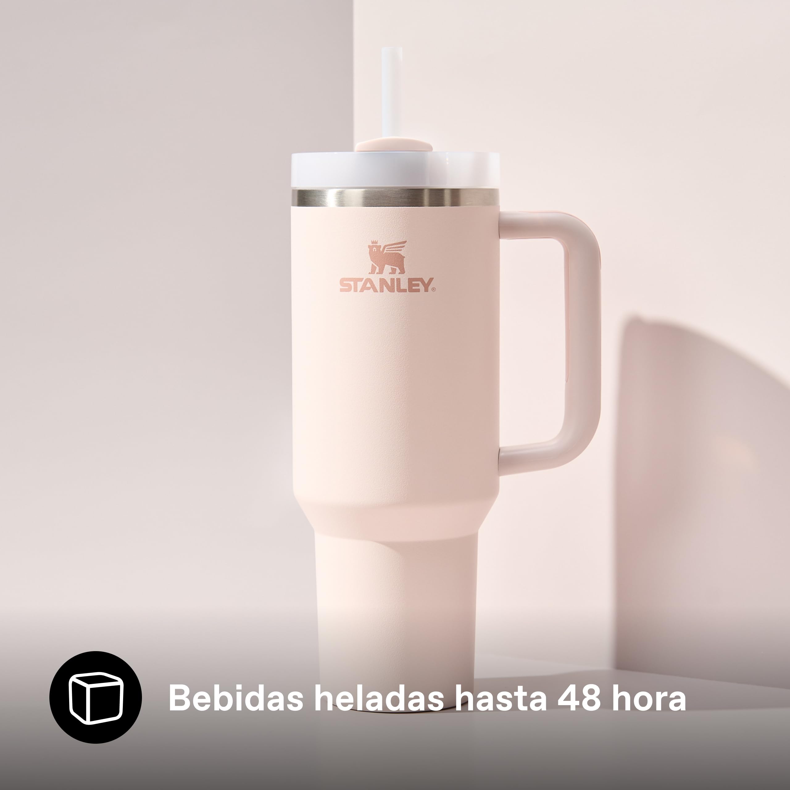 Stanley 1913 Quencher H2.0 FlowState Tumbler 1.2L - Rose Quartz