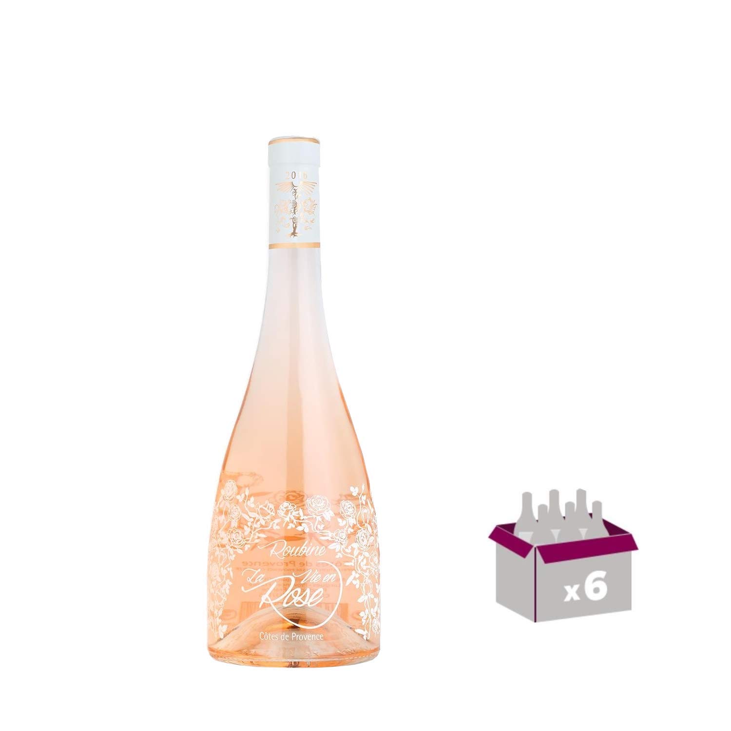 Best Of Provence - Château Roubine "Vie en Rose" x6 - Rosé Côtes de Provence 2021 75cl