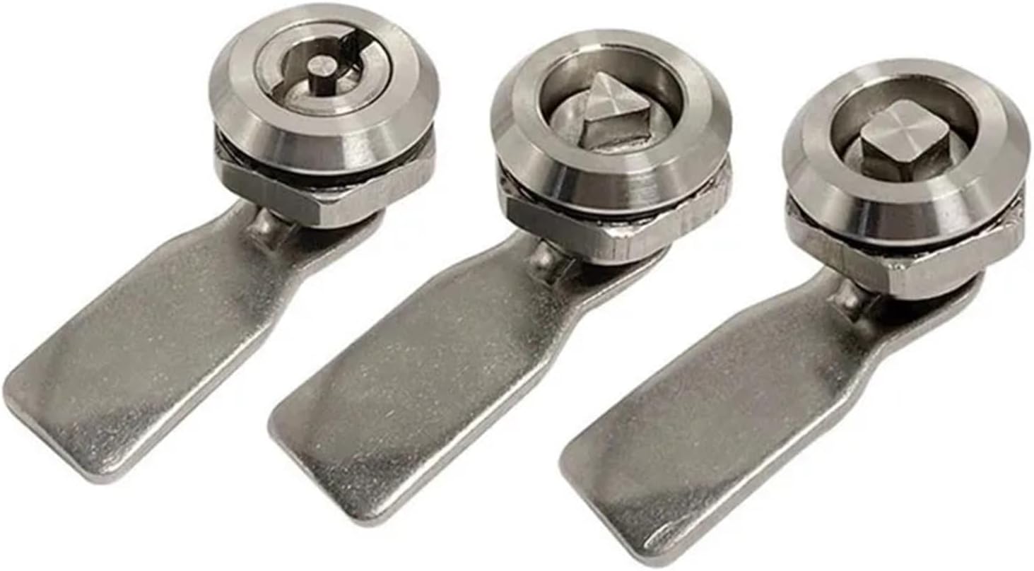 Cam Door Lock Cylinder Switch Control Turning Tongue Hardware 1Pcs(C zinc Alloy)