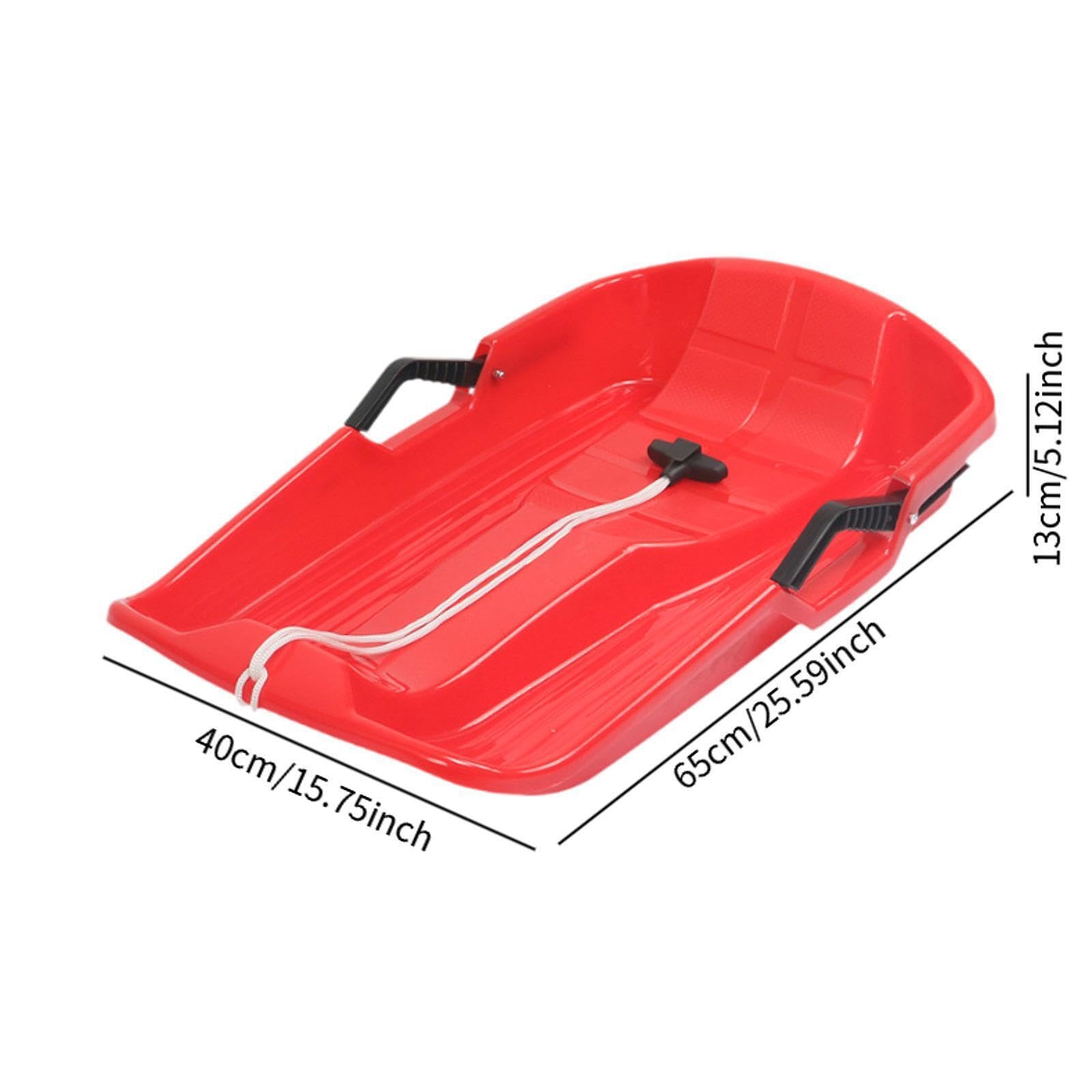 Luge, Snowboard, Toboggan Portable et Robuste, Cadeau d'anniversaire d'hiver pour Enfants, Filles et garçons.