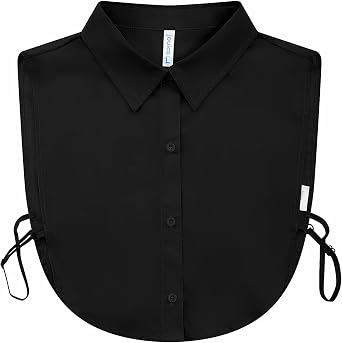 Jouica Detachable Dickey Collar Blouse Half Shirts Faux False Collar for Women