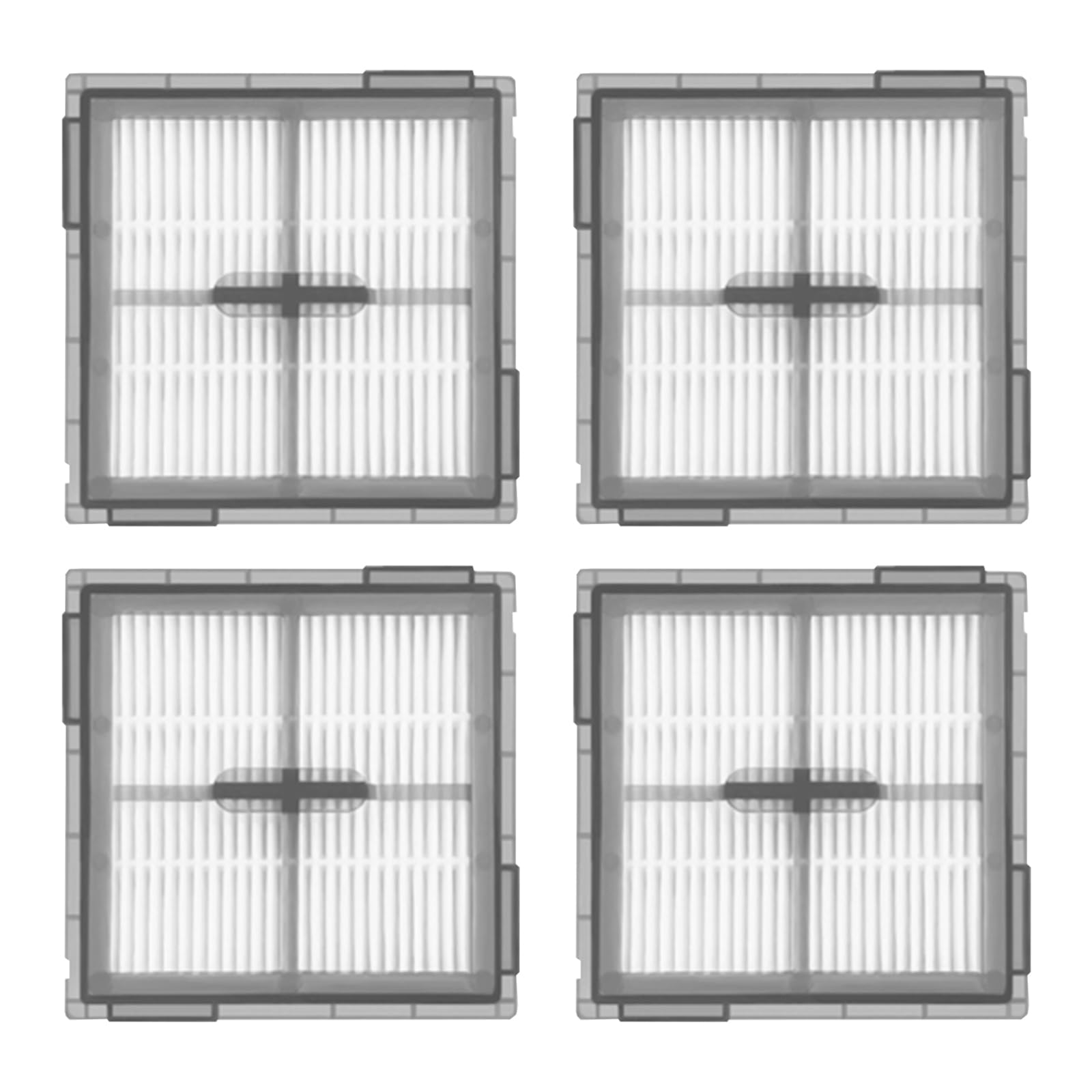 4 x Filter Accessories for Roborock Q10 S5+/X5+, for Roborock Q10 S5/X5 Vacuum Cleaner, Washable and Reusable Filter for Roborock Q10 S5+ Accessories