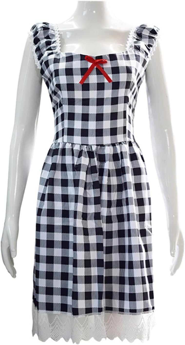 Costume Clothes Outfit Women Party Suit Cape Red Dress Halloween Christmas - Image 4