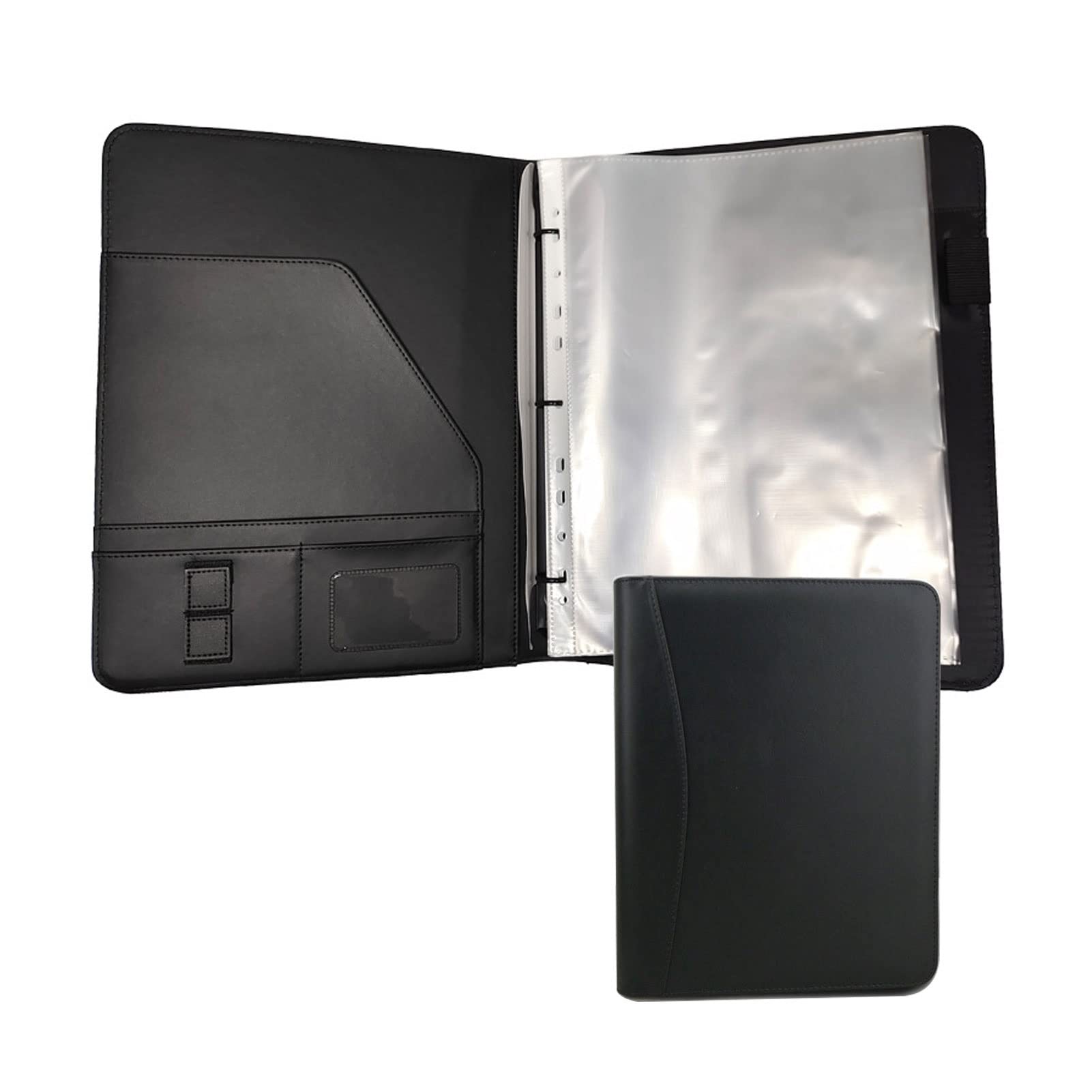 Cartella A4 Portadocumenti Cartellina Porta Documenti Portablocco Porta Organizer Agenda in Pelle Portafoglio Padfolio per Donna Uomo Business Viaggio Conferenza