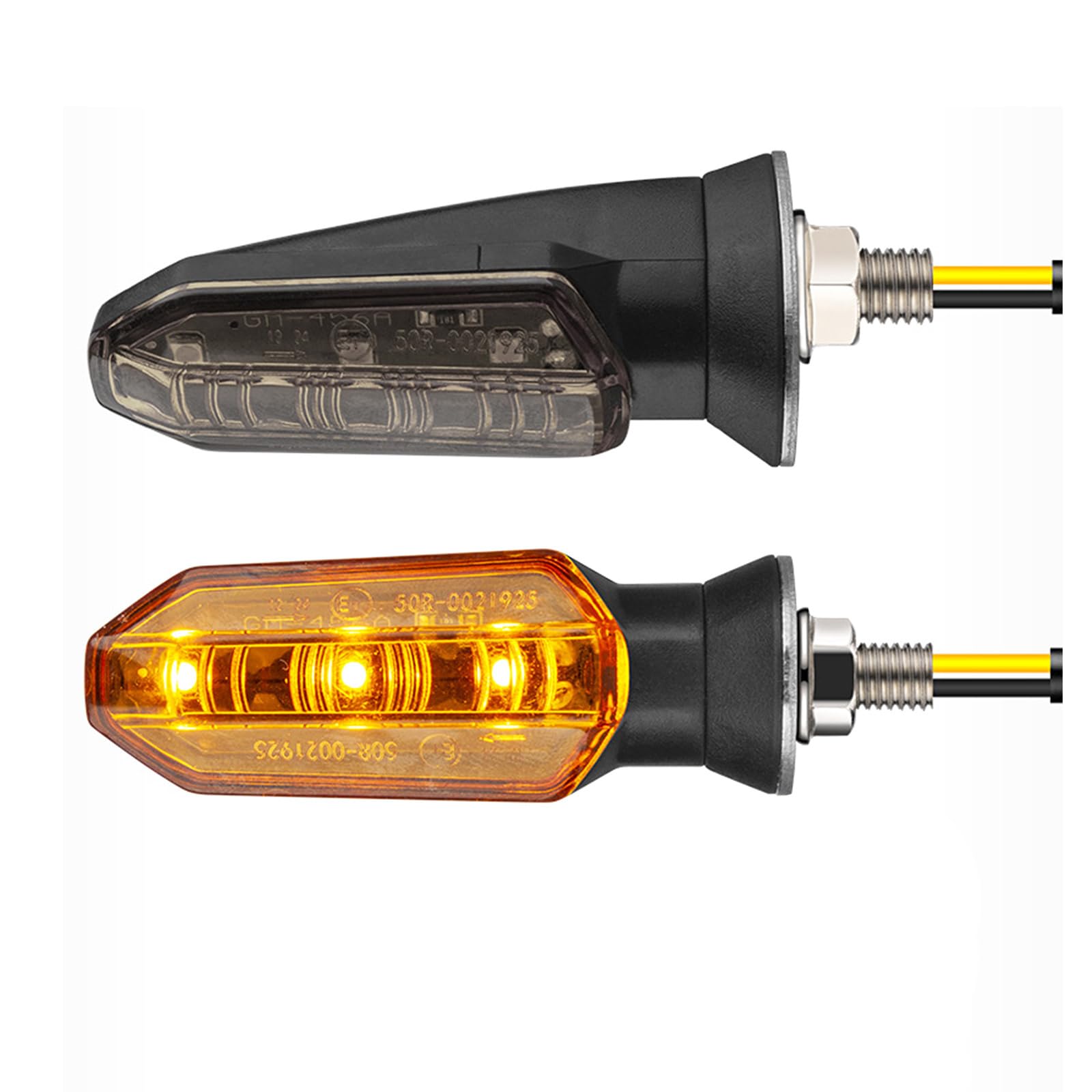 バイクの方向指示器 2個のオートバイターンシグナルライト