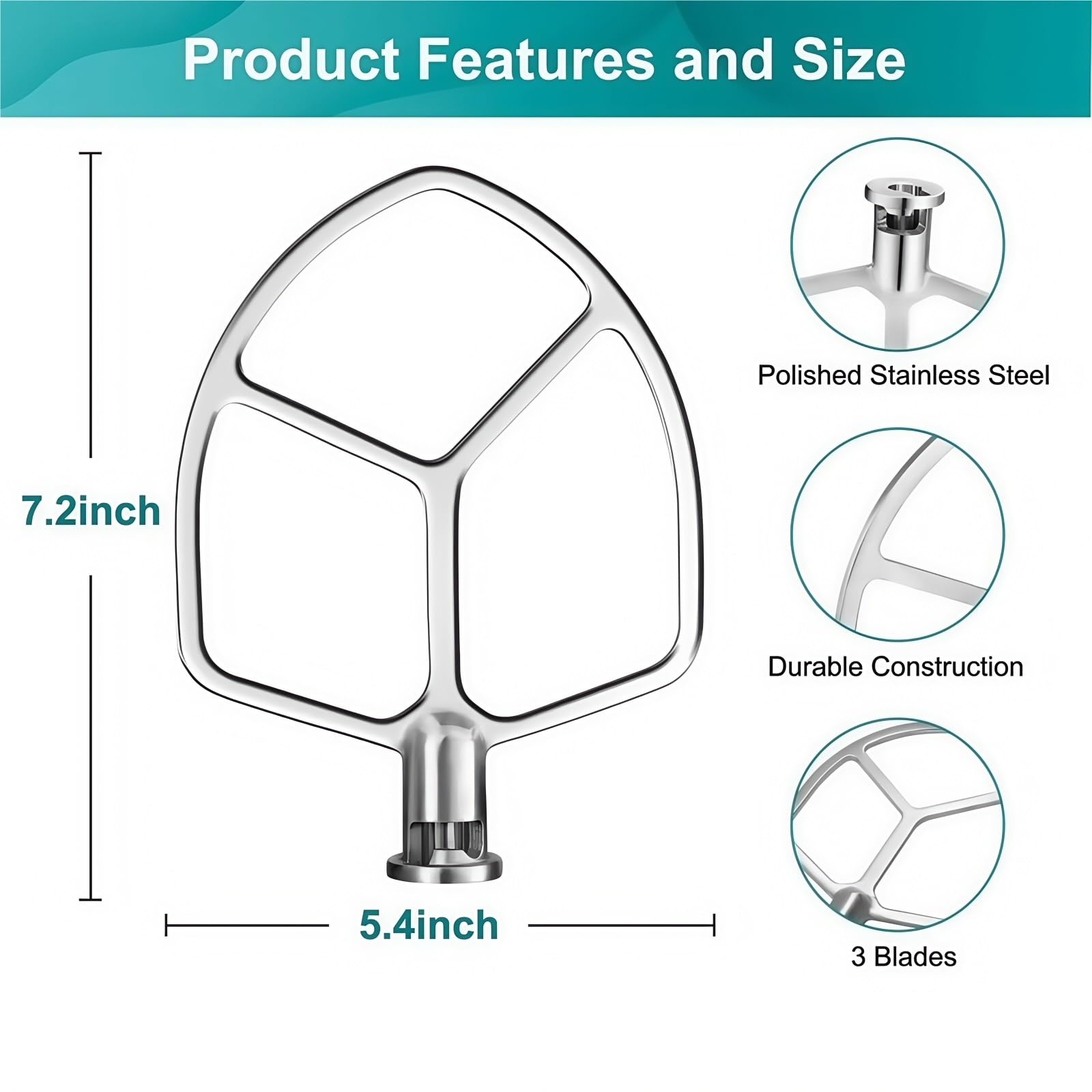 SKミキサー　ステンレスビーター　60コートサイズ SKミキサー ステンレスビーター 60コートサイズ Amazon.co.jp : 6QT