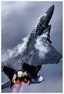 Military F-15 Fighter Jet Aircraft Poster Airplane Wall Decor Canvas Poster Wall Art Decor Print Picture Paintings for Living Room Bedroom Decoration Unframe-style16x24inch(40x60cm)