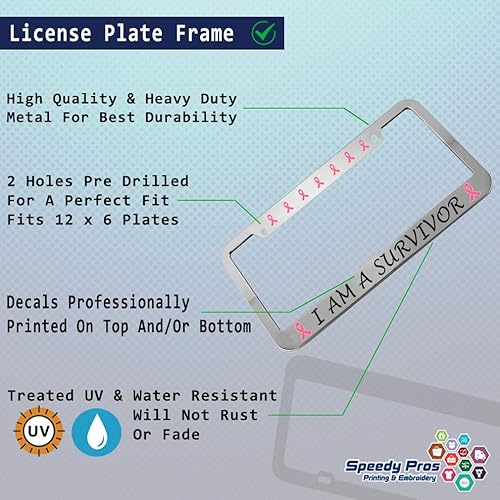 Miniatura 2 de Speedy Pros Soporte para placa de matrícula con texto en inglés "I'm Your Huckleberry"