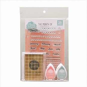 こどものかお クリアスタンプシートセット ザ・マンスオブ 3700-003