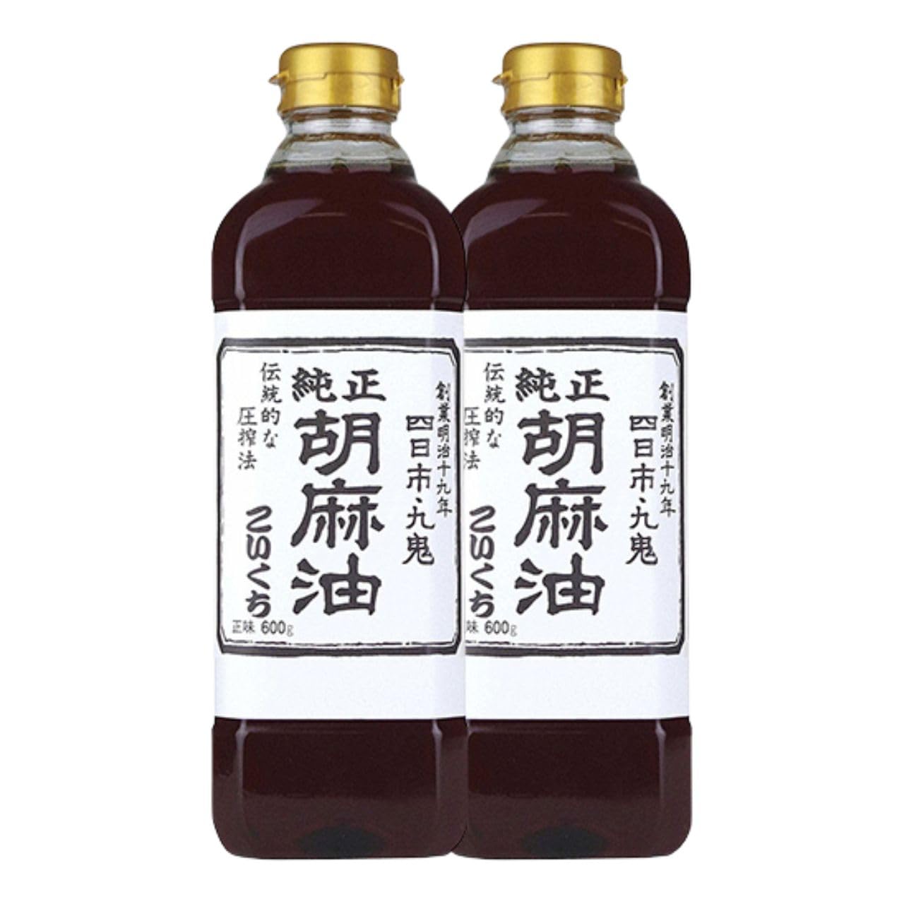 Amazon | 九鬼産業 純正 胡麻油 ごま油 こいくち 600g 2本 濃口