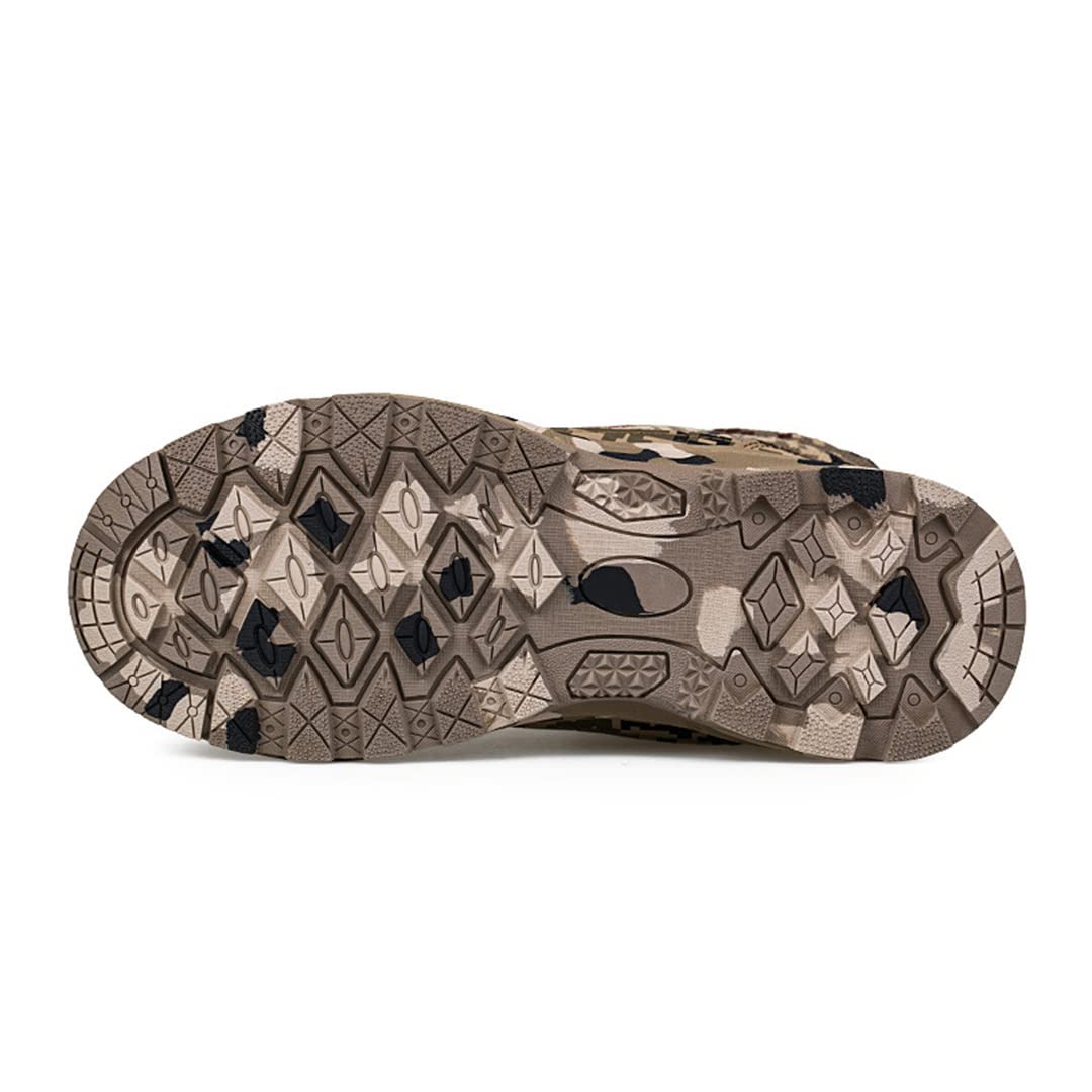 Hombres Invierno Camuflaje Pesca Zapatos Más Terciopelo Espesado Ejército Algodón Zapatos Deportes Pesca Zapatos Senderismo