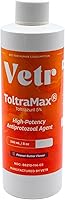 Vista 52 de Toltrazuril 2.5% para caballos, perros, gatos, 4.1 fl oz/4 onzas, para animales de cadena no alimentaria, alfalfa