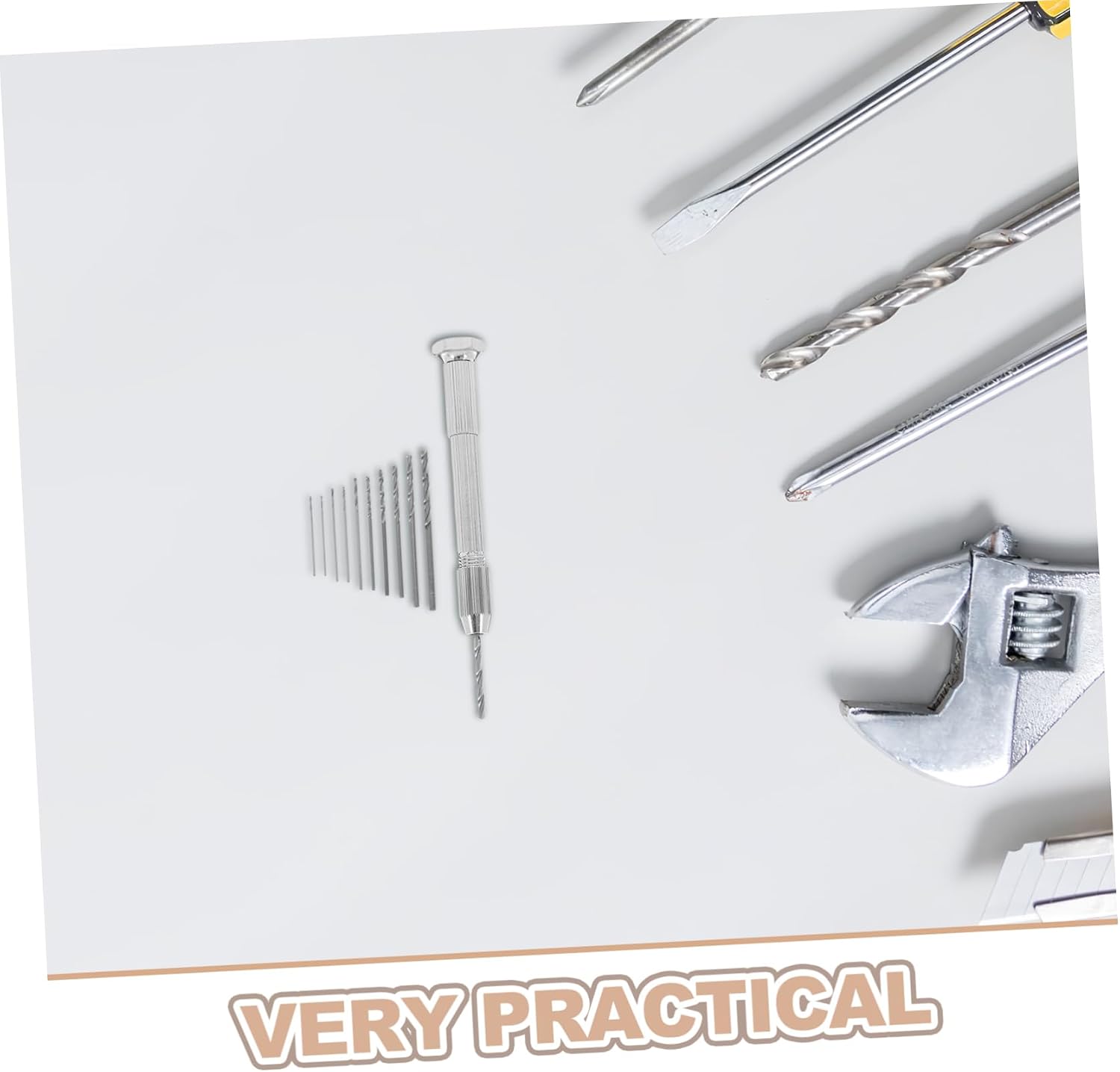 1set Hand Drill and Drill Bit Set Manual Pin Vise Tool for Jewelry Making Crafts and Included Compact and Easy to Use
